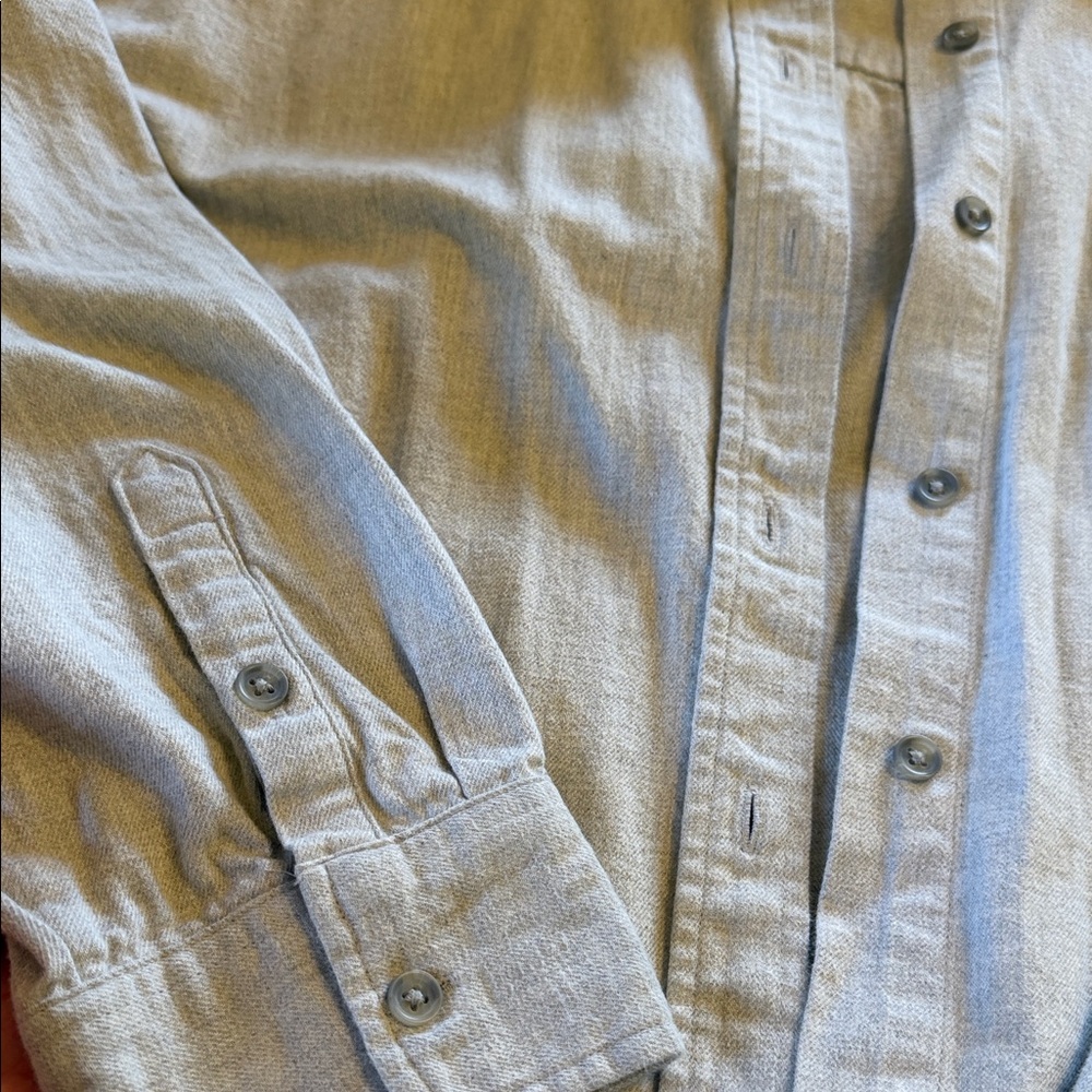 Gray Universal Thread Button-Up Shirt - image 3